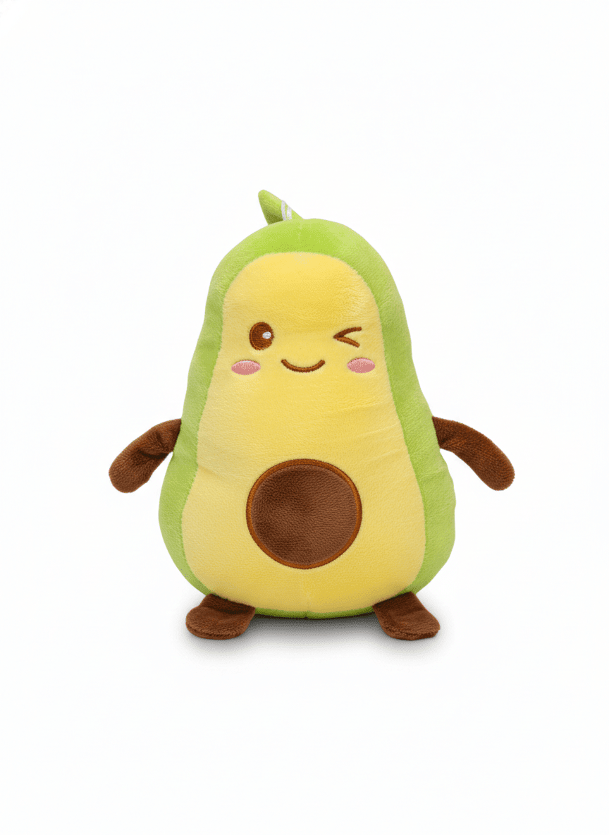 Peluche térmico de aguacate Termofriend con relleno de semillas y lavanda para microondas
